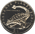 ankylosaurus coin