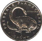 cetiosaurus coin
