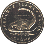 diplodocus coin